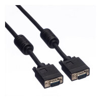 ROLINE VGA-Kabel HD15 ST - ST mit Ferritkern 6m
