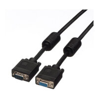 ROLINE VGA-Kabel HD15 ST - BU mit Ferritkern 3m