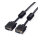 ROLINE Monitor-Kabel mit Ferritkern+DDC HD15 ST-ST 10m