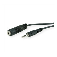 ROLINE 3.5MM VER.-KABEL ST/BU.3M