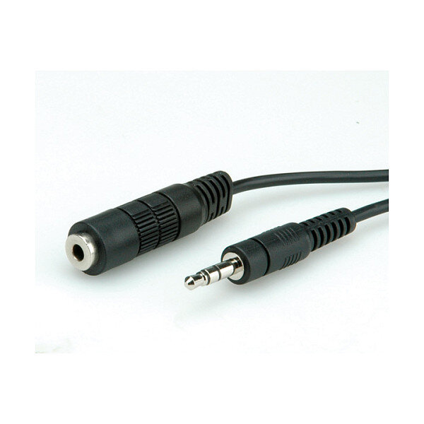 ROLINE 3.5MM VER.-KABEL ST/BU.5M