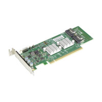 4-port NVMe SSD low profile PCIe 4.0 x16 AOC-SLG4-4E4T-O
