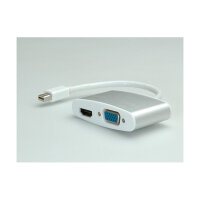 ROLINE 4K Mini DisplayPort - HDMI/VGA Adapterkabel MiniDP...