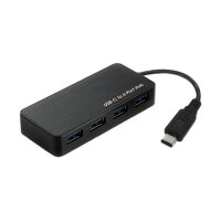 ROLINE USB 3.2 Gen 1 Hub 4fach Typ C Anschlusskabel