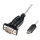ROLINE Konverterkabel USB C-RS232 DB9 1,8m
