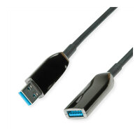 ROLINE USB3.2 GEN1 AKT.AOC-KABEL ST/BU