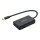 ROLINE USB 3.2 Gen 2 Hub 4fach 2x USB-A + 2x USB-C PD Typ C Anschlusskabel