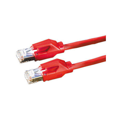 DRAKA Patchkabel Kat.6 Class E S/FTP UC900 TM21 LSOH rot 1m
