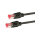 DRAKA Patchkabel Kat.6 Class E S/FTP UC900 TM21 LSOH schwarz 1m