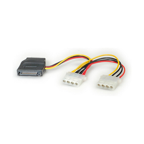 ROLINE Y-ADAPTERKBL SATA/3X 4 POL. HDD