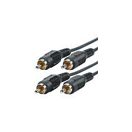 CINCH-VERB.-KABEL DUPLX25M