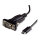 VALUE USB - Seriell Konverter-Kabel Typ C - RS232 schwarz 1,8m