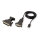 VALUE USB - Seriell Konverter-Kabel Typ C - RS232 schwarz 1,8m
