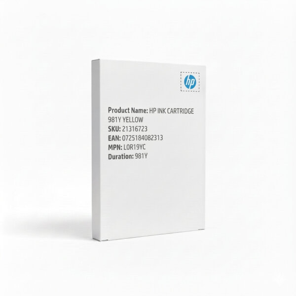 HP INK CARTRIDGE 981Y YELLOW