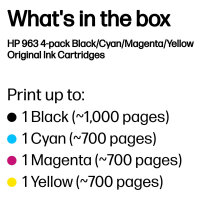 HP 963 CMYK ORIGINAL INK