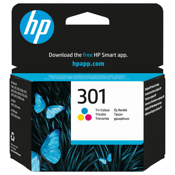 HP INK CARTRIDGE NO 301 C/M/Y