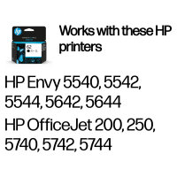 HP 62 BLACK ORIGINAL INK