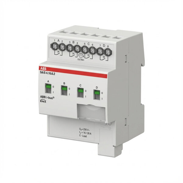 ABB SA/S4.16.6.2 Schaltaktor 4f 16 A C-Last m.Energiefunktion 2CDG110270R0011