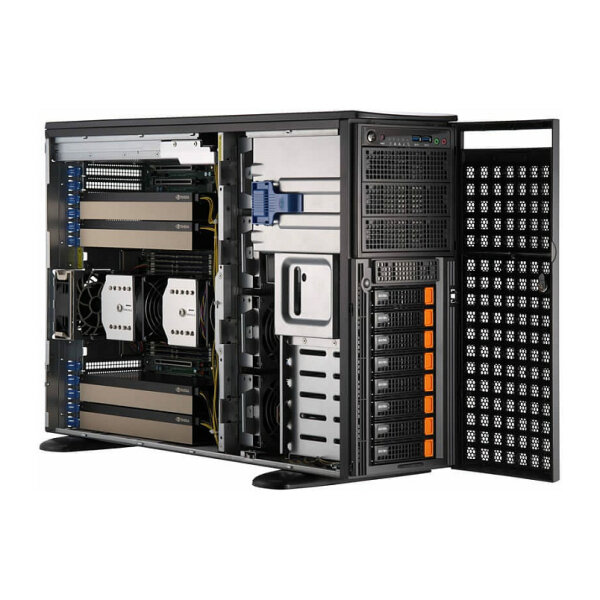 Barebone Server Supermicro GPU SuperServer 4U Dual Sockel 4677 SYS-741GE-TNRT -
