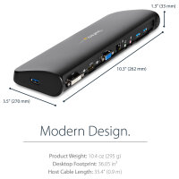 D StarTech DUAL VIDEO USB 3.0 LAPTOP DOCK