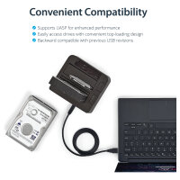 D StarTech USB 3.1 GEN 2 DUAL-BAY DOCK