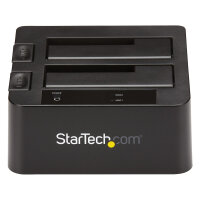 D StarTech USB 3.1 GEN 2 DUAL-BAY DOCK