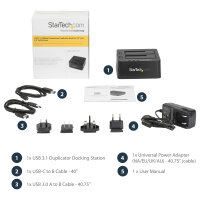 D StarTech USB 3.1 HDD DUPLICATOR DOCK