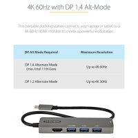 D StarTech USB-C MULTIPORT ADAPTER HDMI