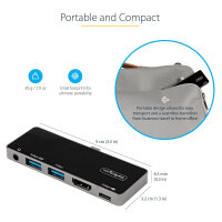 D StarTech USB C MULTIPORT ADAPTER 4K