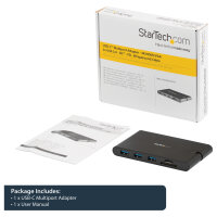D StarTech USB-C ADAPTER - HDMI AND VGA