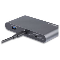 D StarTech USB-C MULTIPORT ADAPTER 2XDP