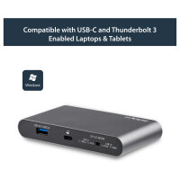 D StarTech USB-C MULTIPORT ADAPTER 2XDP