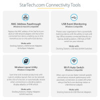 D StarTech TRIPLE 4K USB-C DOCK - 100W PD