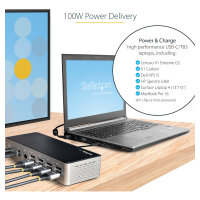 D StarTech QUAD MONITOR USB-C DOCK 4K60