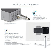 D StarTech QUAD MONITOR USB-C DOCK 4K60