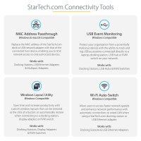 D StarTech QUAD MONITOR USB-C DOCK 4K60