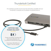 D StarTech THUNDERBOLT 4 DOCK 96W PD