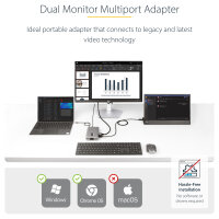 D StarTech USB-C MULTIPORT ADAPTER