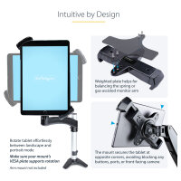 D StarTech VESA MOUNT ADAPTER FOR TABLETS