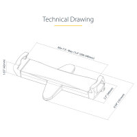 D StarTech VESA MOUNT ADAPTER FOR TABLETS