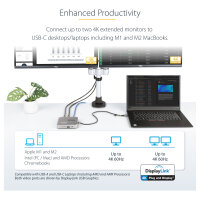 D StarTech USB C MULTIPORT ADAPTER