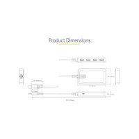 D StarTech 4-PORT USB HUB 5GBPS PORTABLE