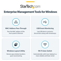 D StarTech TRIPLE MONITOR DOCKING STATION