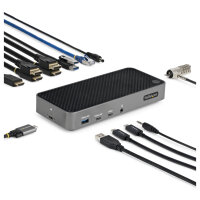 D StarTech TRIPLE MONITOR DOCKING STATION