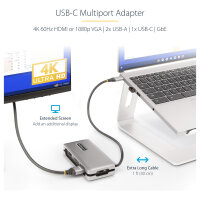 D StarTech USB-C MULTIPORT ADAPTER