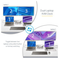 D StarTech 129UE-USBC-KVM-DOCK