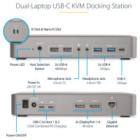 D StarTech 129UE-USBC-KVM-DOCK