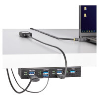 D StarTech 7PT MANAGED INDUSTRIAL USB HUB