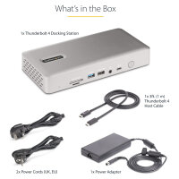 D StarTech THUNDERBOLT 4 DOCK 2X HDMI/DP