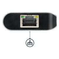 D StarTech USB-C MULTIPORT ADAPTER W/ SD
